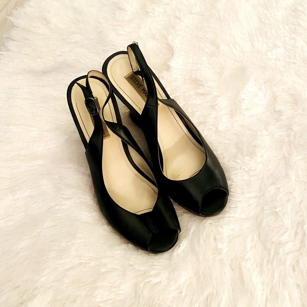 Steve Madden, Size 7, Slingback Wedge